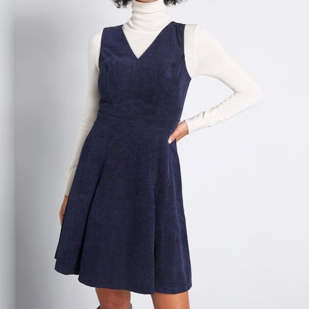 NWT! Navy Corduroy dress size 20